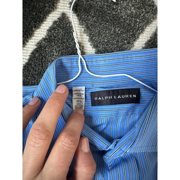 Ralph Lauren black Label French Cuff Shirt 15 - Picture 2 of 4